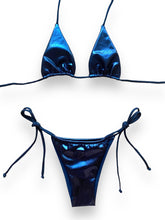 Load image into Gallery viewer, Black PVC adjustable bikini