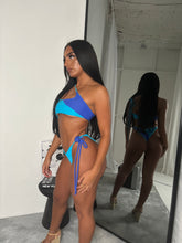 Load image into Gallery viewer, Blue Cut Out Swimsuit
