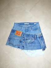 Load image into Gallery viewer, Levi’s Double Denim Skirt W26
