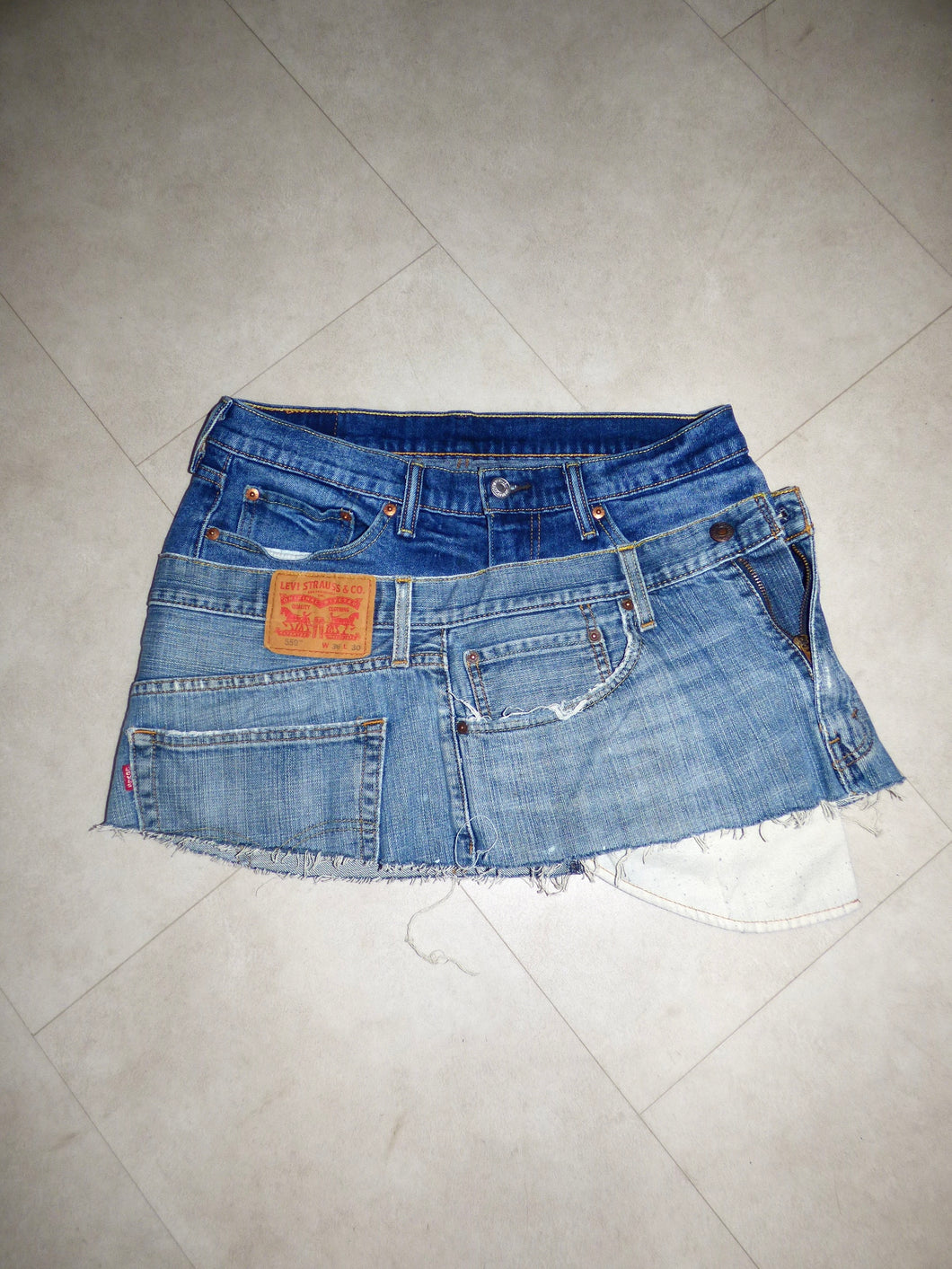 Levi’s Double Denim Skirt W32