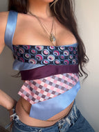 ‘Saskia’ Tie Top
