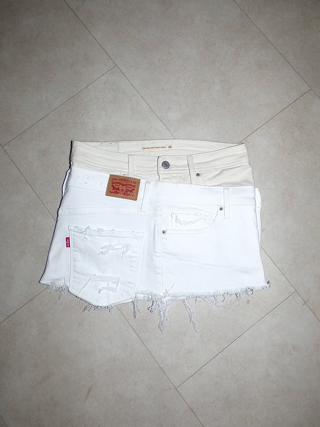 Levi’s Double Denim Skirt W28