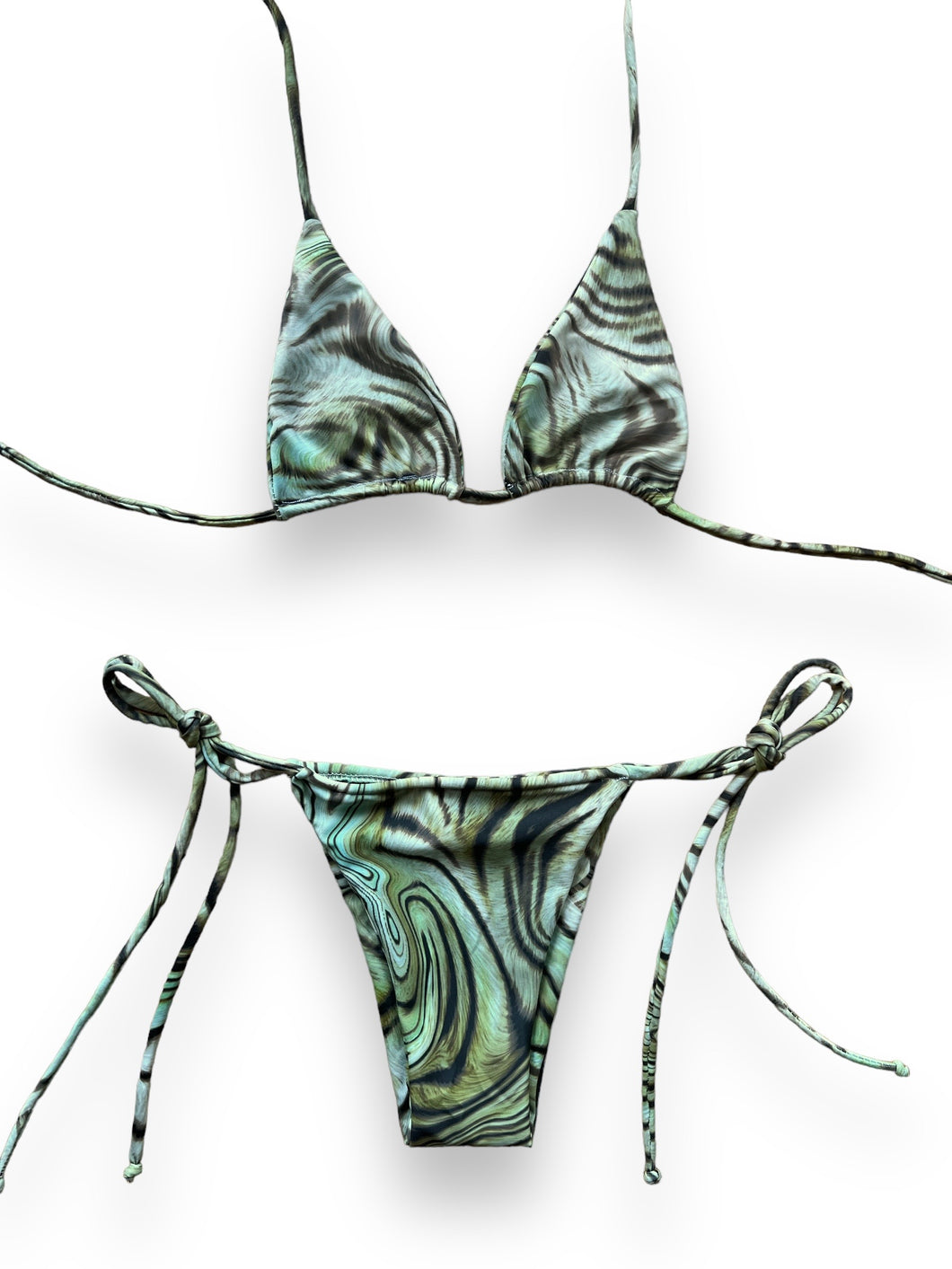 Sage Swirl Adjustable Bikini