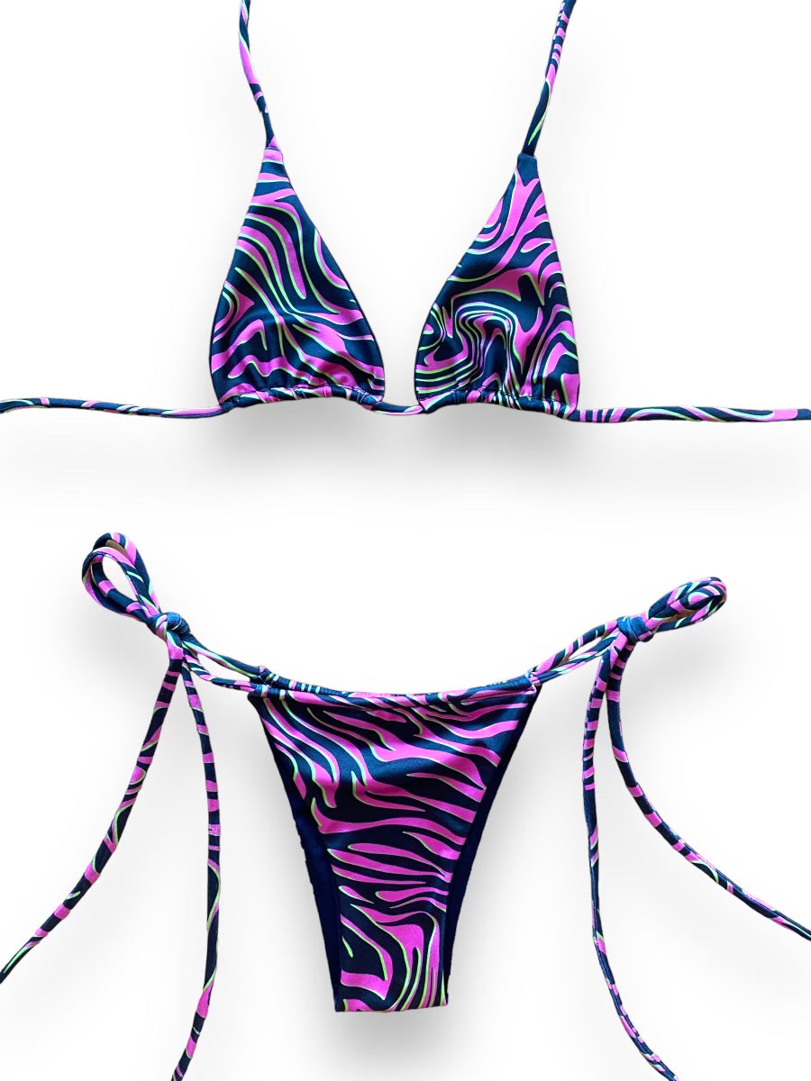 Funky Zebra Adjustable Bikini