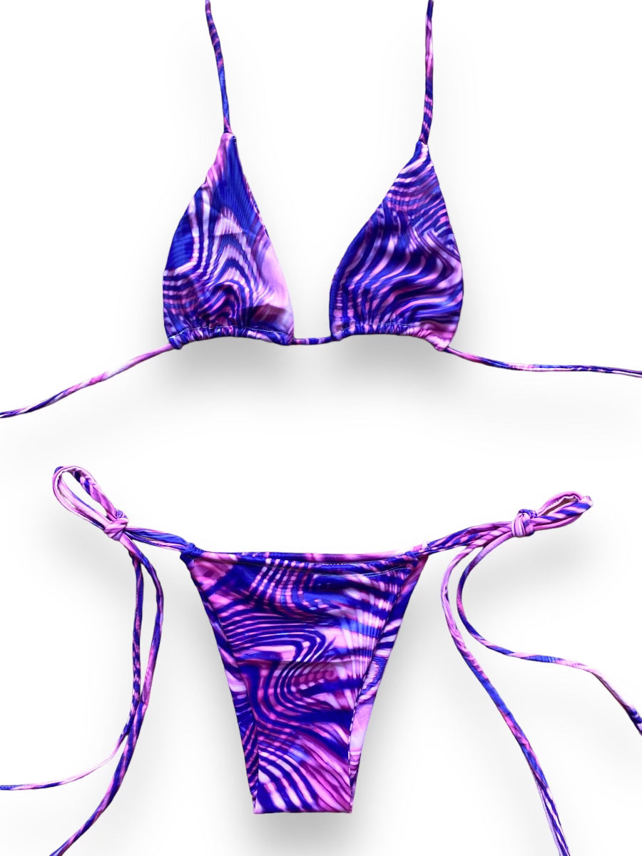 Purple Swirlz Adjustable Bikini