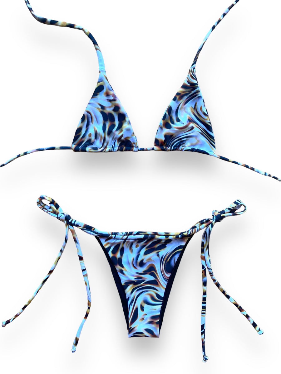 Cheetah Swirl Adjustable Bikini