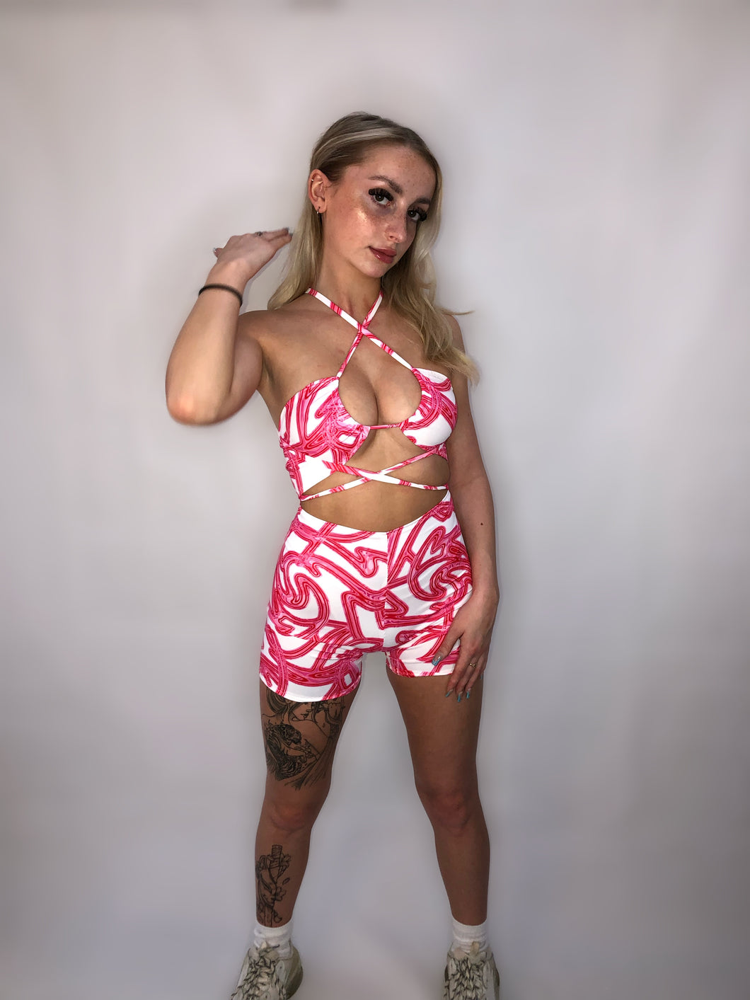 Pink Reflex Multi-Way Top