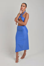 Load image into Gallery viewer, Blue maxi Co-ord
